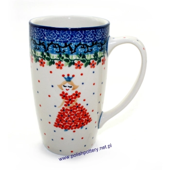 Kubek wysoki do latte 0,4L dek. 2293X Blond Księżniczka